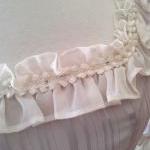 Marie Antoinette Dress - Romantic, Grey Dress With..